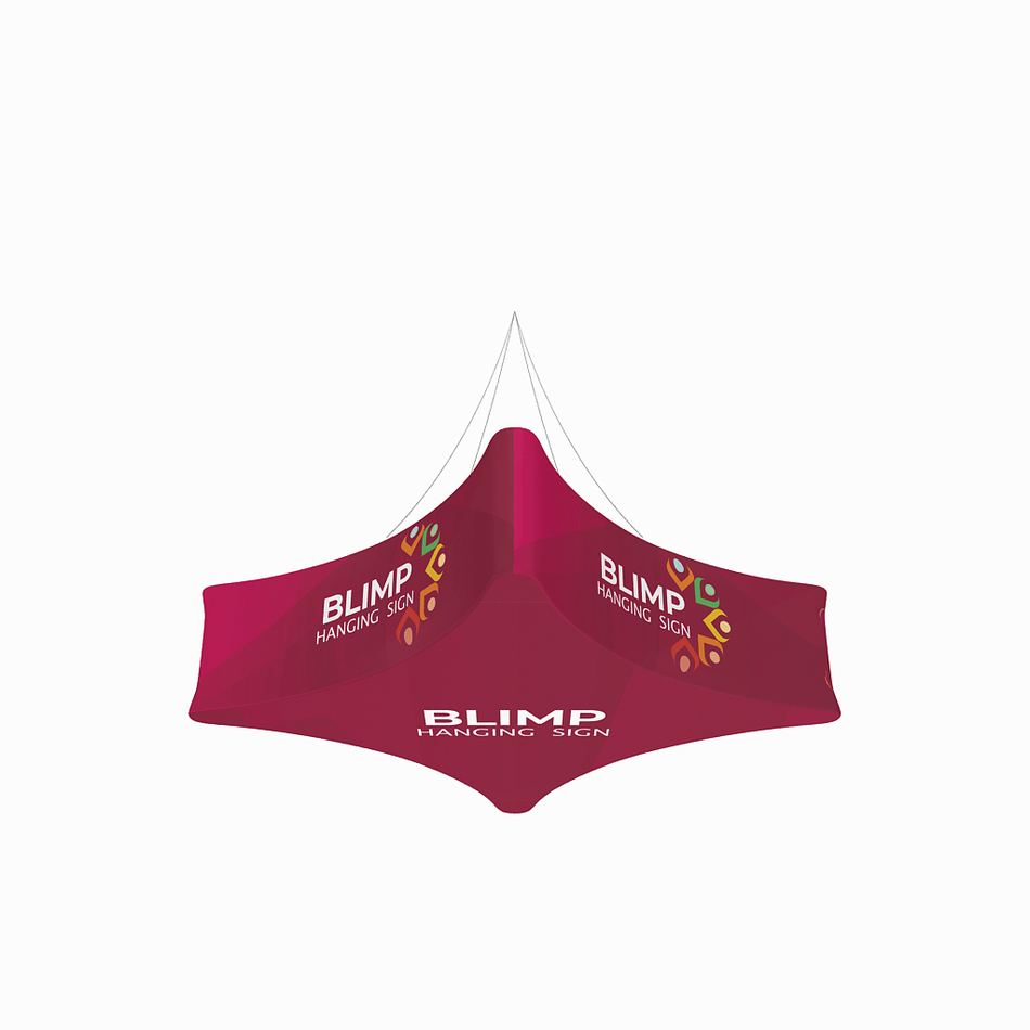 WaveLine® Blimp Quad Curved 10FT - Blitz Sign & Displays