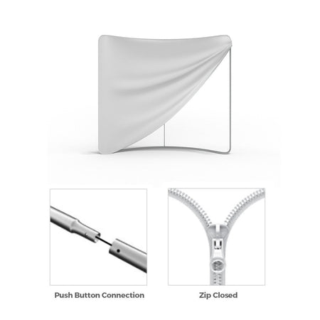 WaveLine® Display 10ft S - Curve - Blitz Sign & Displays